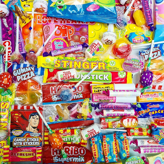Retro Sweet Box 15-50 Items